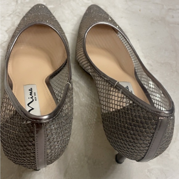 Nina silver sparkly shoes - Picture 4 of 5